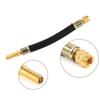 4PCS Flexible Rubber Tire Valve Extension with 2 Clamps Tyre Valve Extension  Auto Shop