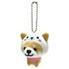 [LamPlanning] [Series-3] Traveling Mameshiba Keychain Mascot Ball Chain Bag Charm Cute Fluffy Shiba Inu Mameshiba Soothing (Seal)