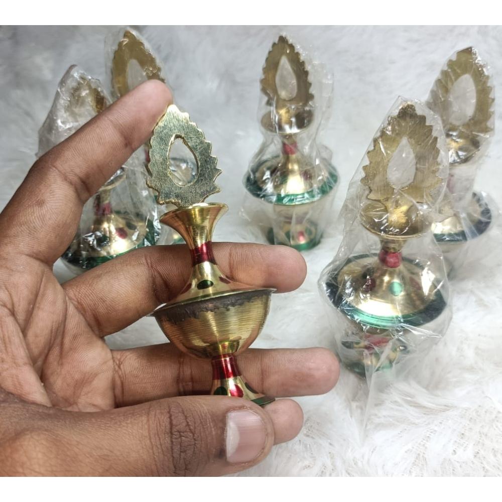 Антикварный и изготовленный вручную латунный сурмадани | Традиционный держатель и аппликатор для сурьмы | Цветная декоративная латунная бутылочка