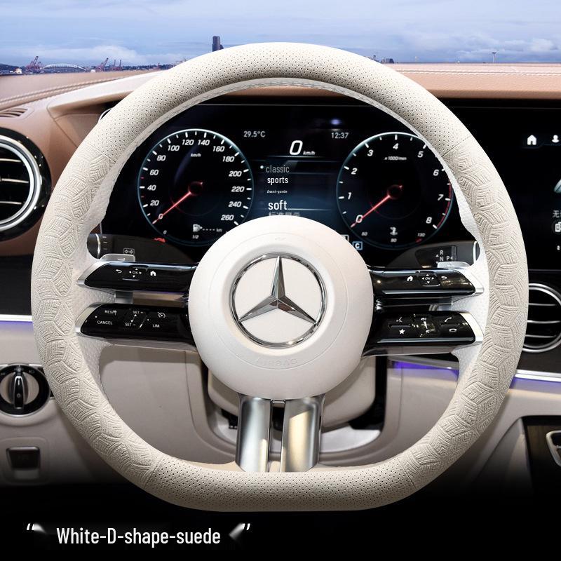 Чехол на руль Mercedes: Подходит для C260L, C350eL, E300L Sport, CLA220 AMG и C200L