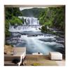 Modern Waterfalls 3D Wallpaper Nature Landscape Wall Murals Living Room TV Bedroom Home Decor Wall Mural Fresco