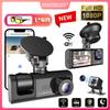 3 Channel Car Dvr 1080P Dash Cam for Cars WIFI Video Recorder Rear View Camera for Vehicle Black Box Car Accessory Free Glasses