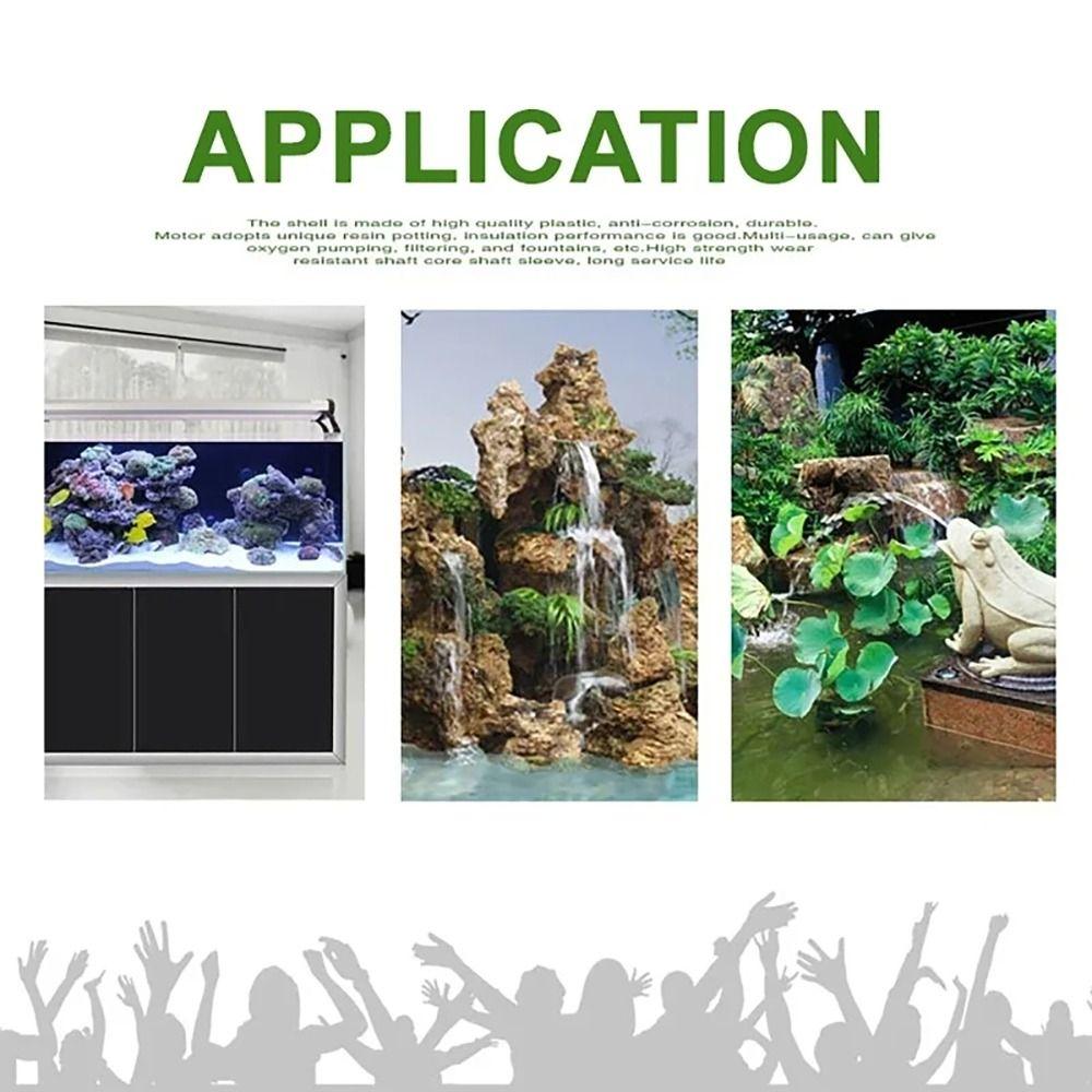 1 шт. Серия HJ Фонтанный насос 7-55 Вт Насос для фильтра аквариума Погружной водяной насос Рыбный пруд Аквариум