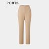 Ports Женские весенне-летние повседневные брюки с разрезами до щиколотки