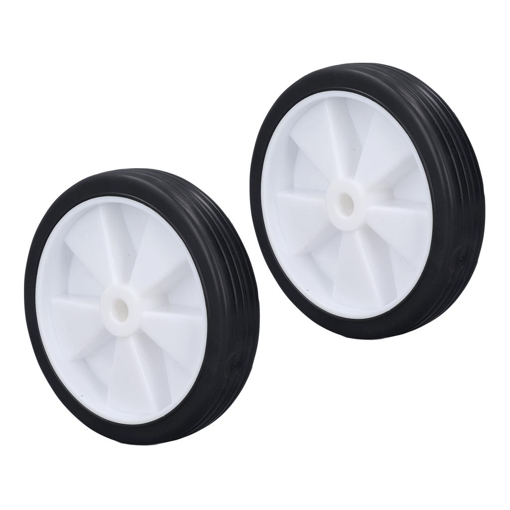2Pcs Air Compressor Wheel Set 6in Plastic Rubber Air Compressor Caster for Replacement