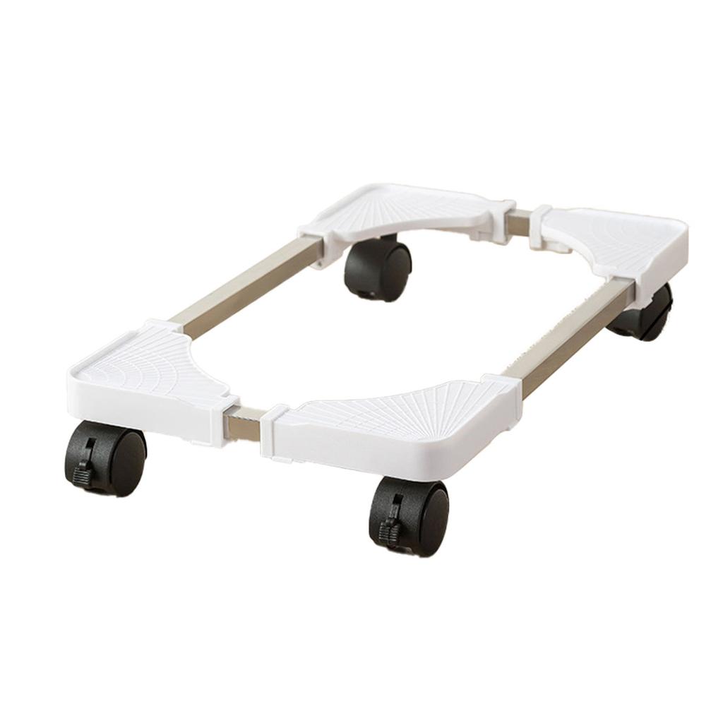 Computer Tower Stand Plastic Adjustable Mobile CPU Stand with Rolling Caster Wheels for Most Gaming