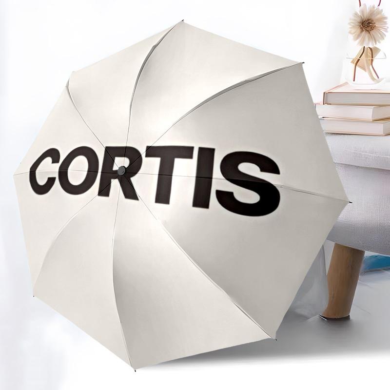 1 шт. Автоматический зонт Cortis, K-Pop, с 8 ребрами, компактный дизайн, складной и портативный для активного отдыха на природе, для повседневного использования - Идеальный подарок для друзей и семьи