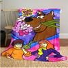Scoobydoo Love Plush Blanket Soft Comfortable All Seasons Suitable Sofa Office Nap Travel Festive Gift