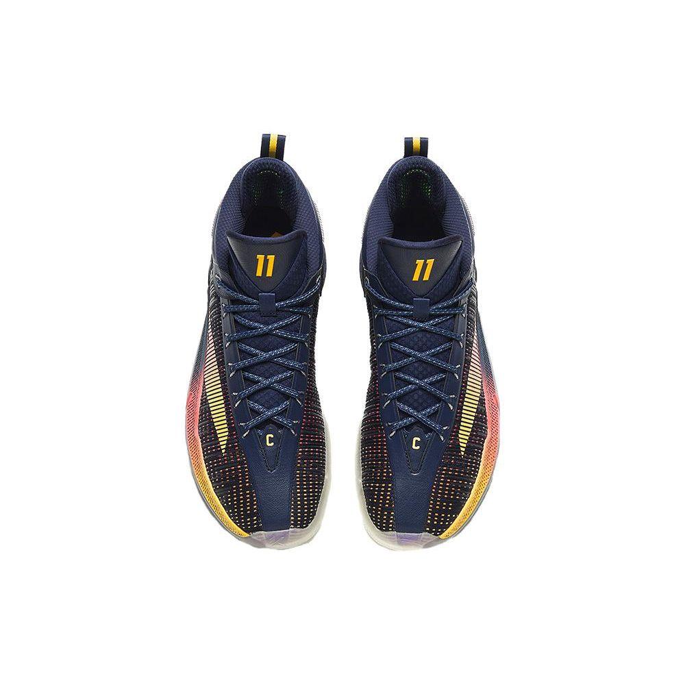 Anta Мужские кроссовки KT9 Bay Area Phantom Синие Темно-Желтые 112341101-10