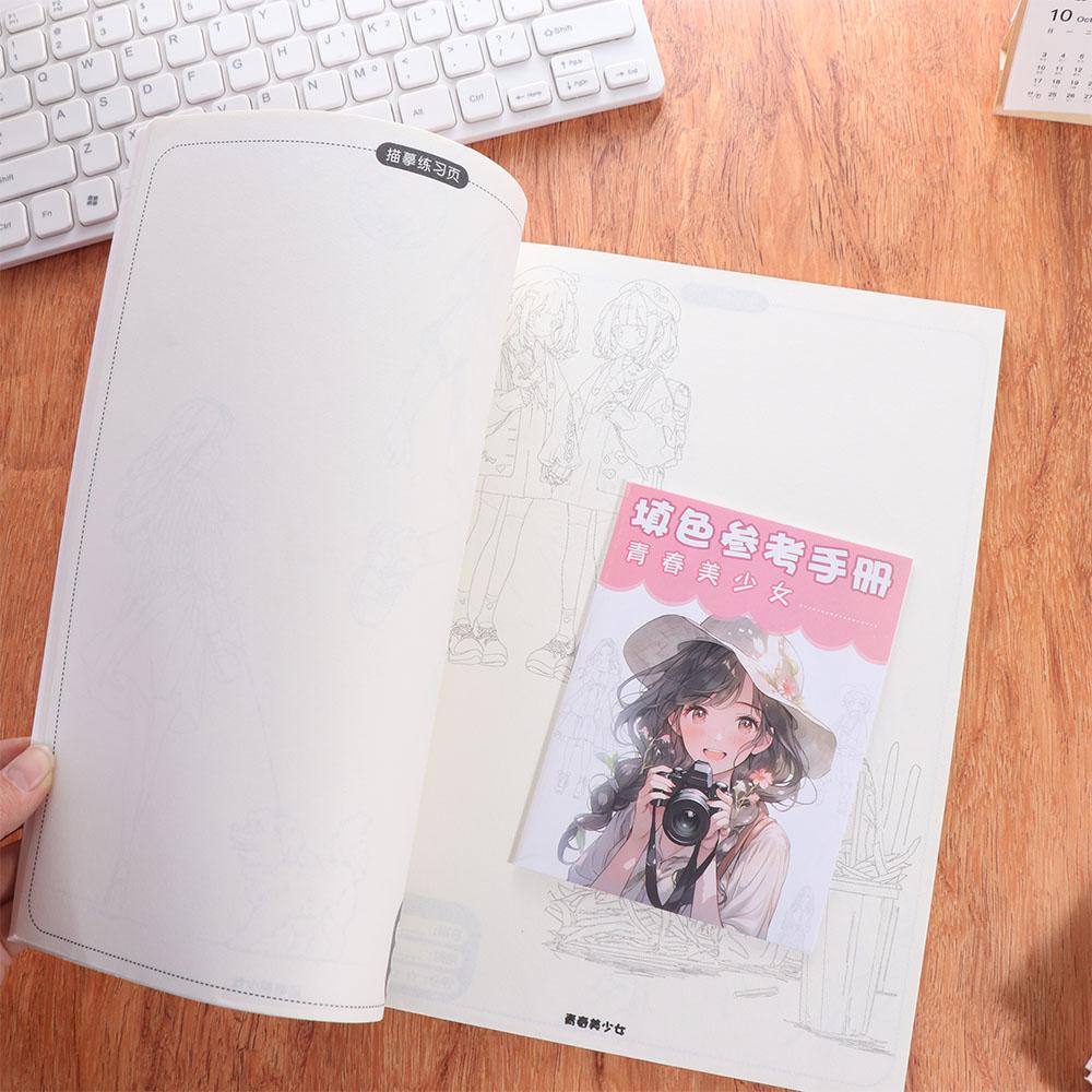 Руководство для начинающих по основам рисования манги Аниме Эскиз Аниме Рисованная от руки Книга Школа