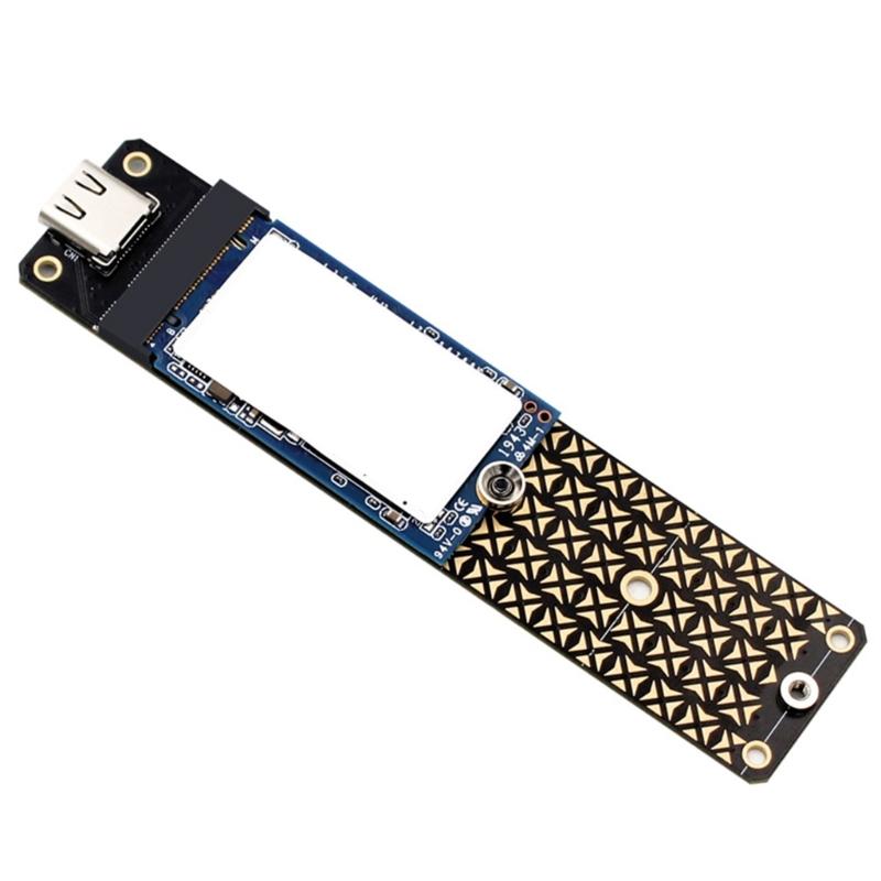 Адаптер-карта M.2 B Key SSD на USB 3.2 Type C 10G, карта расширения, адаптер-конвертер для 2230/2242/2260/2JMS580 Райзеры Ca