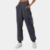 Women's Fashion Sport Solid Color Pocket Casual Sweatpants Pants