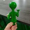 Фигурка Инопланетянина с Пивной Кружкой из Смолы, Декоративное Настольное Украшение, Креативное Украшение для Стола для Дома, Гостиной, Спальни, Офиса, Сада, Балкона