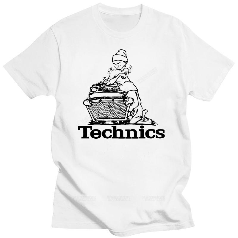 Техникс Классическая Диджейская Футболка для Скрэтчинга B Boy DJ Одежда Оборудование Вертушки Футболка Летний Стиль Футболка мужские хип-хоп повседневные футболки
