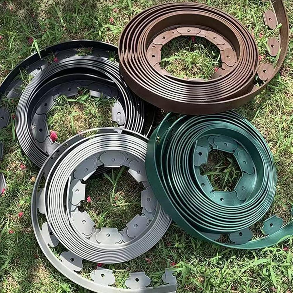 Изоляционный пояс из газона и камня Изоляционный пояс из краев Полоска для блокировки почвы Пояс для озеленения сада Зеленая перегородка Г-образный изоляционный пояс из газона и камня