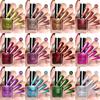 Metallic Mirror Effect Pro Chrome Finish Nail Polish Set No Light Cure Required Fast-Drying High-Shine DIY Manicure