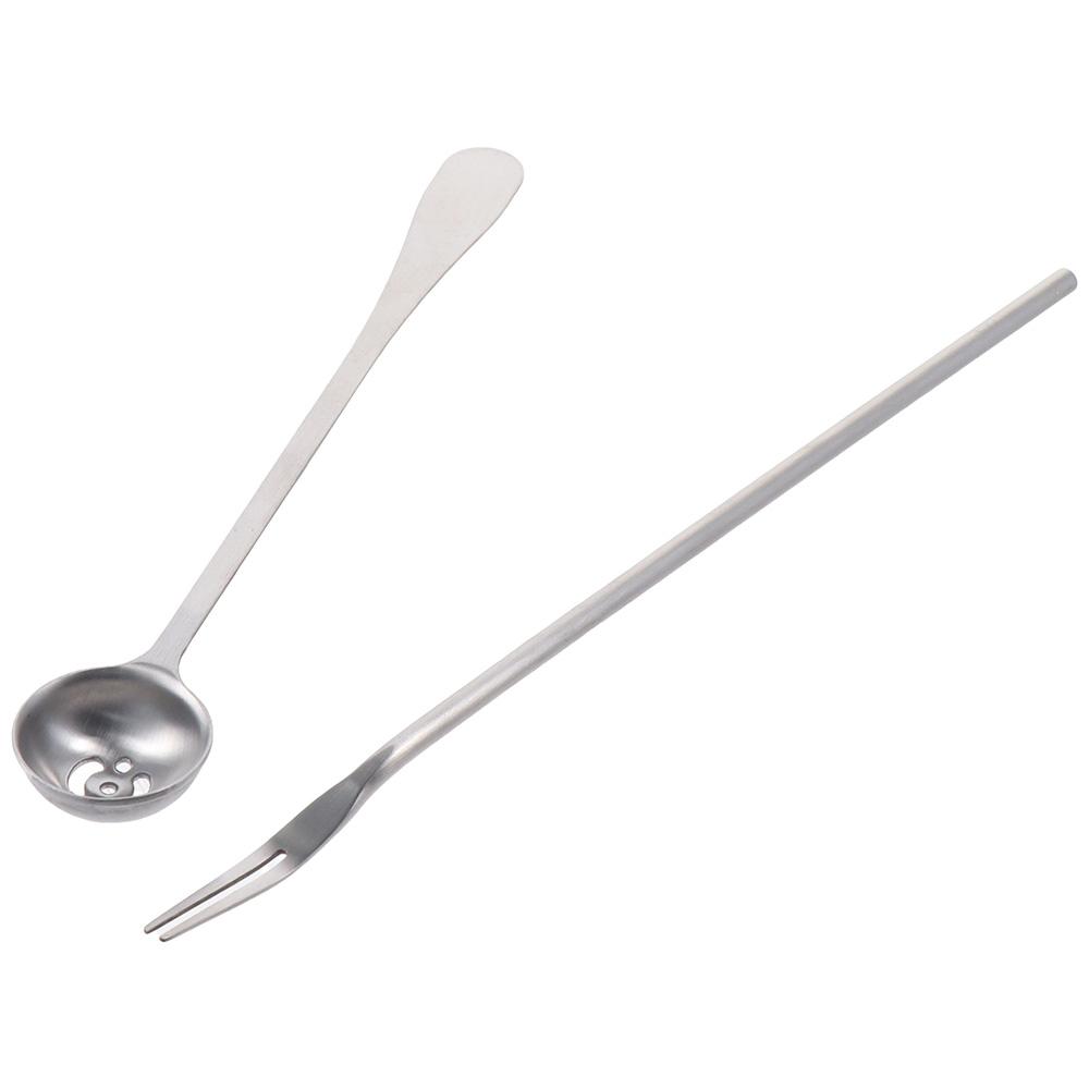 1/4pcs 8.7 Inch Pickle Fork Silver Long Handle Pickle Forks Set Dishwasher Safe Olive Spoon  Kitchen