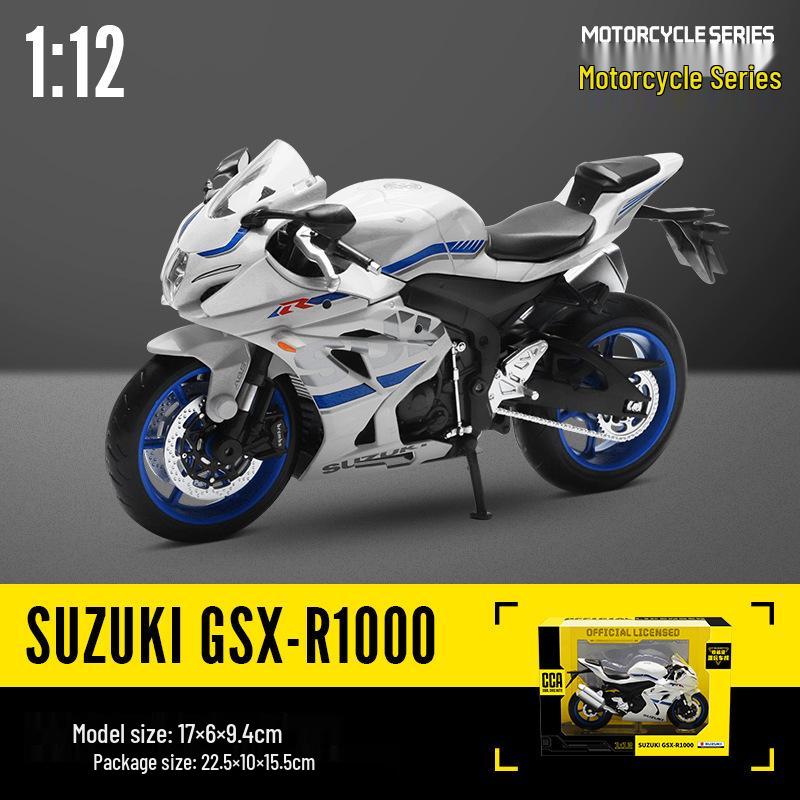 Honda Suzuki GSX-R1000 Сплавная Игрушечная Модель Мотоцикла для Мальчиков