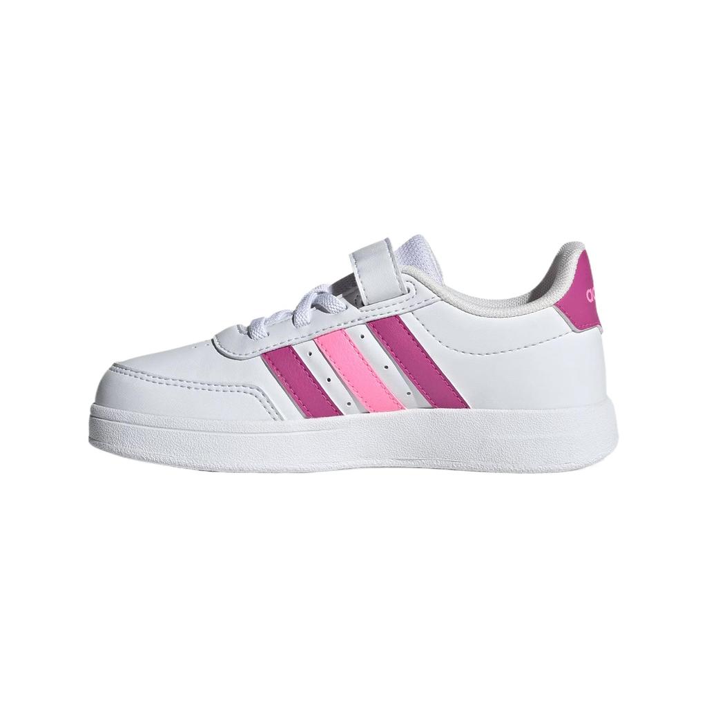 Adidas Breaknet 2.0 Trendy Comfortable Sports Low-Top Kids Sneakers Kids Sneakers White Bright-Purple Pink IE3791