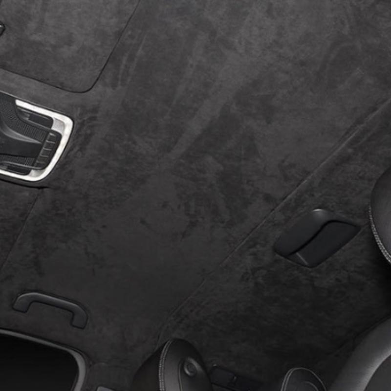 50см*140см Черный Цвет Замшевая Композитная Губка Ткань Ткани для Модификации Салона Крыши Автомобиля для DIY Декора Мебели Ремонт