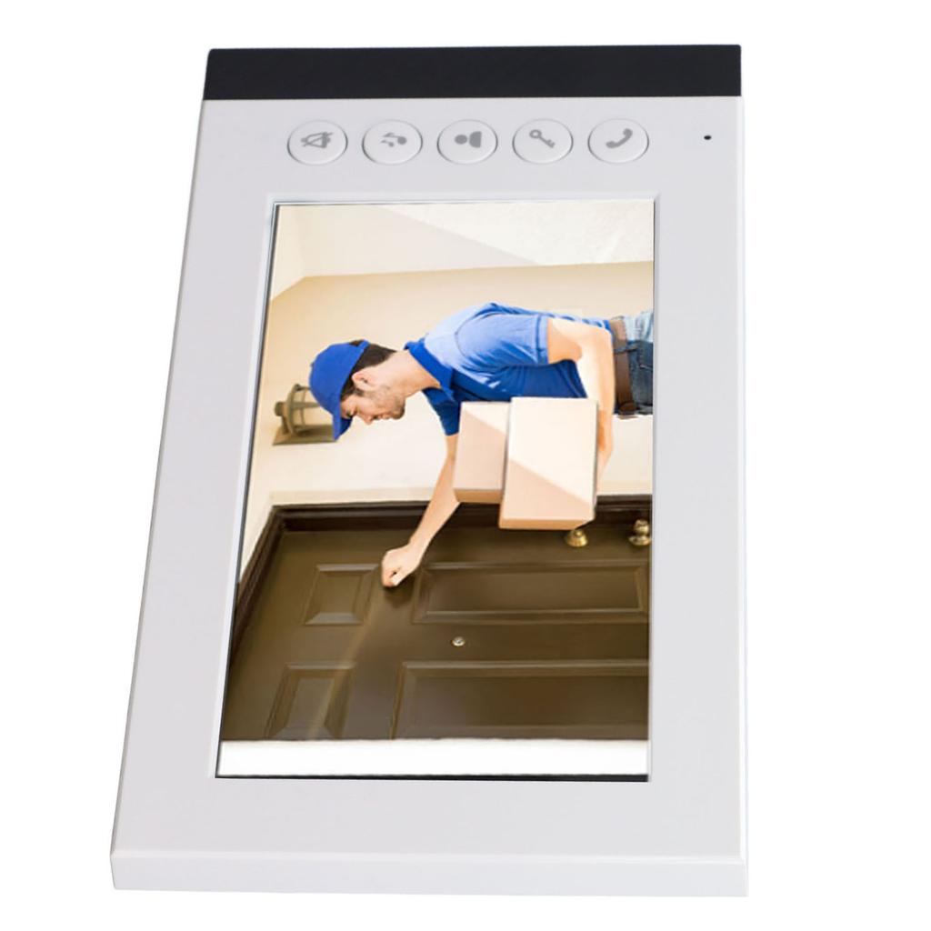 Умный видеодомофон 7-дюймовый сенсорный экран IC карта разблокировка ночное видение водонепроницаемый домашний интерком HD