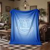 Everton Football Print Flannel Blanket Soft Warm Sofa Bed Throw Blanket For Home Office Bedroom