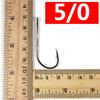 Набор из 50 острых рыболовных крючков Baitholder для червя или приманки. Размер 10 12 14 1/0 2/0