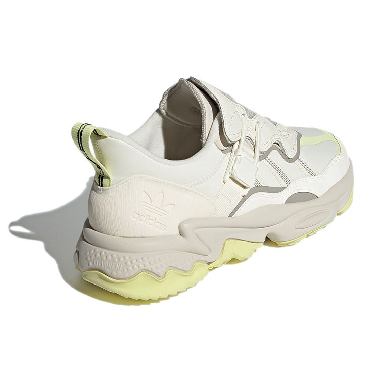 Adidas Оригинальные Ozweego Flipshield Ткань ТПУ Удобные Универсальные Дышащие Низкие Повседневные Кроссовки Унисекс Молочный FX6047