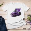 Сливово-лиловый Modern Muscle car американский V8 двигатель дизайн автомобиля Унисекс футболка Унисекс футболка