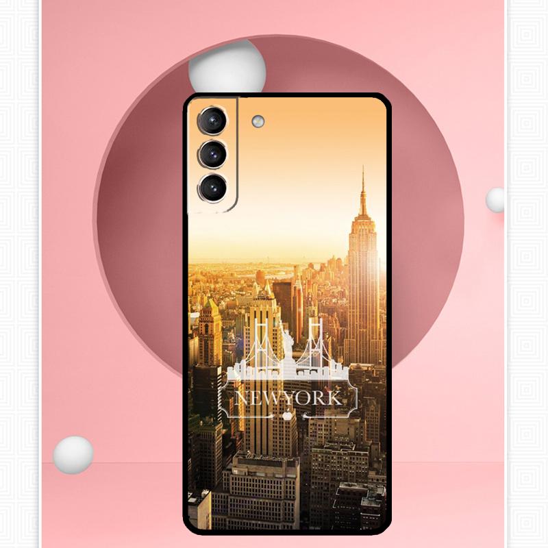 Чехол New York City для Samsung Galaxy S24 S23 Ultra S22 S20 FE S21 FE Note 10 20 S8 S9 S10 Plus