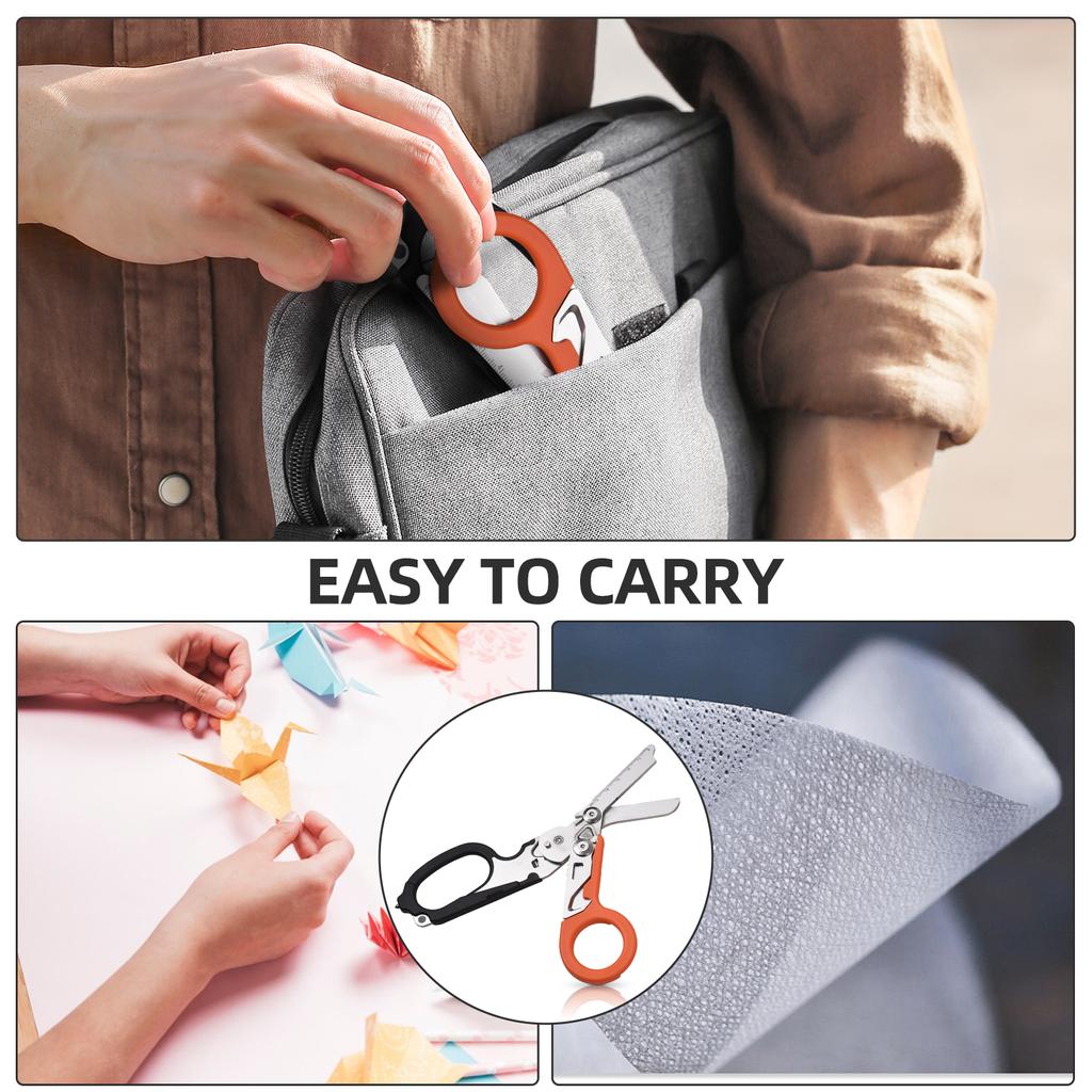 Многофункциональные плоскогубцы для снятия травм, инструменты для кемпинга, аварийные ножницы, линейка, резак для ленты