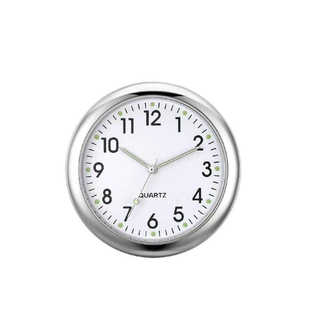 1Pc White Stick on Blue Car Vent Clocks Car Assessories Parts Dashboard Car Clock For Car