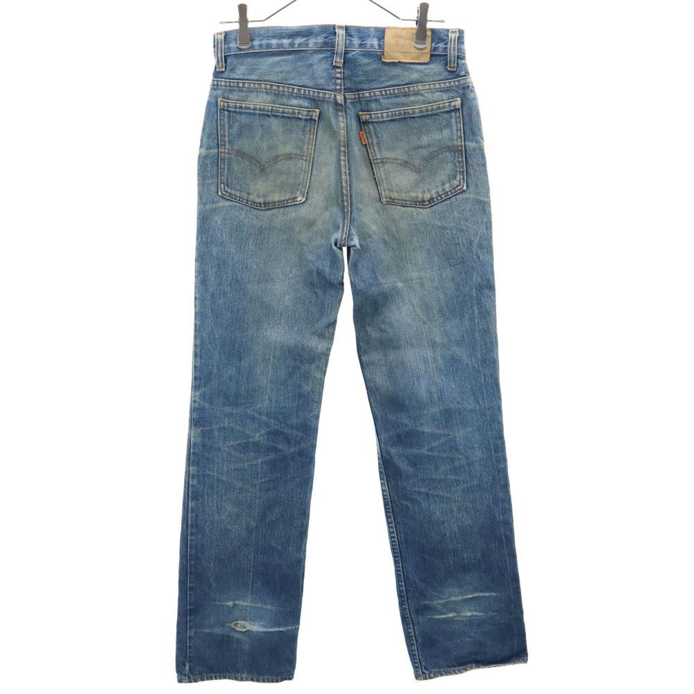 Levi's 80-е 42 Talon 5 карманов джинсы прямого кроя с оранжевым лейблом Мужские Б/У