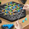 Rubber Band Triangle Chess Desktop Game Logical Thinking Triangle Puzzle Toy  Home Game