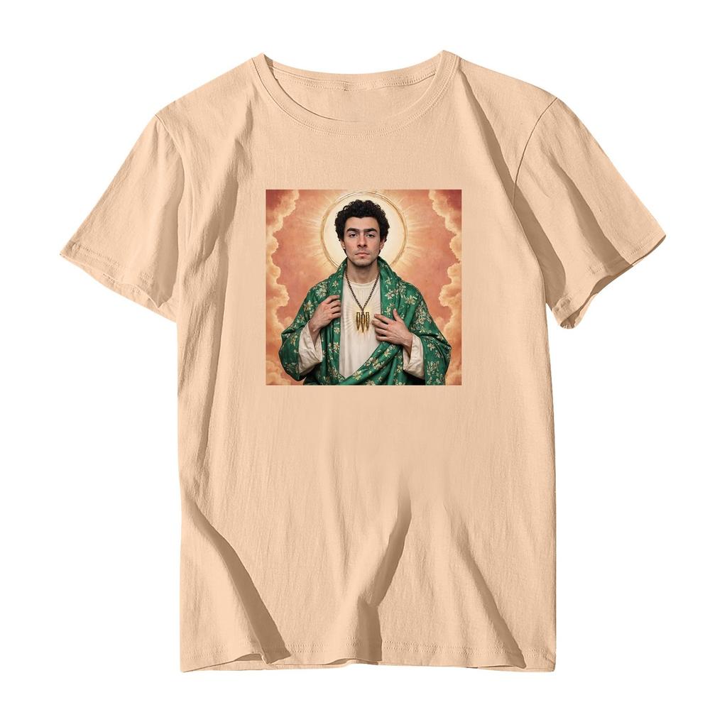 Повседневная модная спортивная футболка с круглым вырезом и принтом унисекс с коротким рукавом