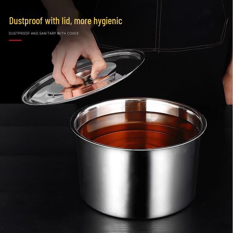 Thickened Stainless Steel Seasoning Storage Jar