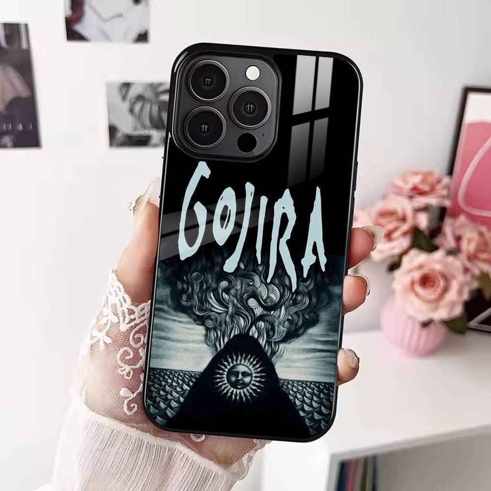 Модный Чехол для телефона с ремешком G-gojiras Для iPhone 17 16 15 14 13 12 Pro Max Plus для Magsafe Зеркальный Беспроводной Магнитный Чехол