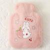Cartoon Tummy Warmers 500ml Hand Warmer Hot Water Bottle Plush Cover Hot Water Bag