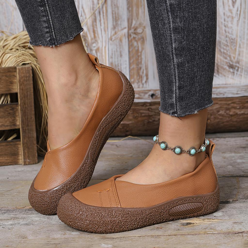 Модные весенне-осенние женские кроссовки 2025, повседневная универсальная обувь, женские роскошные кроссовки на плоской подошве из мягкой кожи, женские ретро лоферы ручной работы