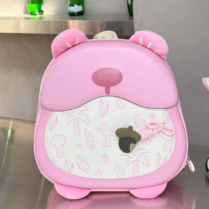 Adorable Cartoon Hard Shell Backpack For Kids Stylish Gender Neutral Preschool Bag