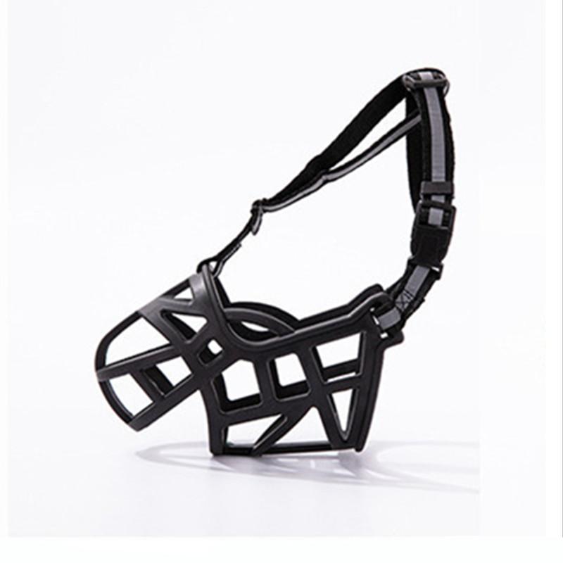 Регулируемый намордник для собак из мягкого силикона с дышащей сеткой, прочная корзина, намордники для маленьких и больших собак, товары для дрессировки собак