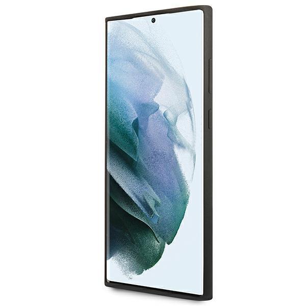 Ferrari Fessihcs22Lbk S22 Ultra S908Czarny/Black Hardcase On Track Silicone