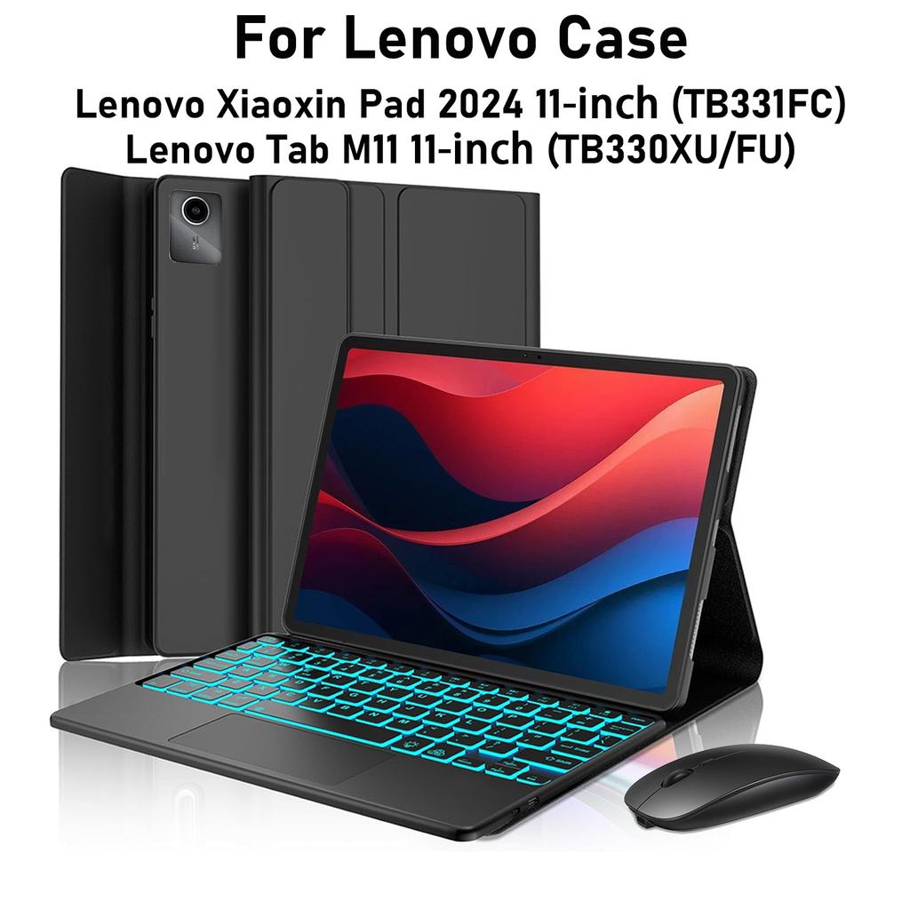 Чехол для планшета Xiaoxin Pad 11 дюймов TB331FC, Чехол-клавиатура для Tab M11 11 дюймов TB330XU/FU