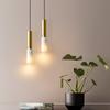 Nordic Modern Terrazzo LED Chandelier Simplicity Marble Подвесной светильник Ночник для бара, ресторана, светильник Hoom Decor