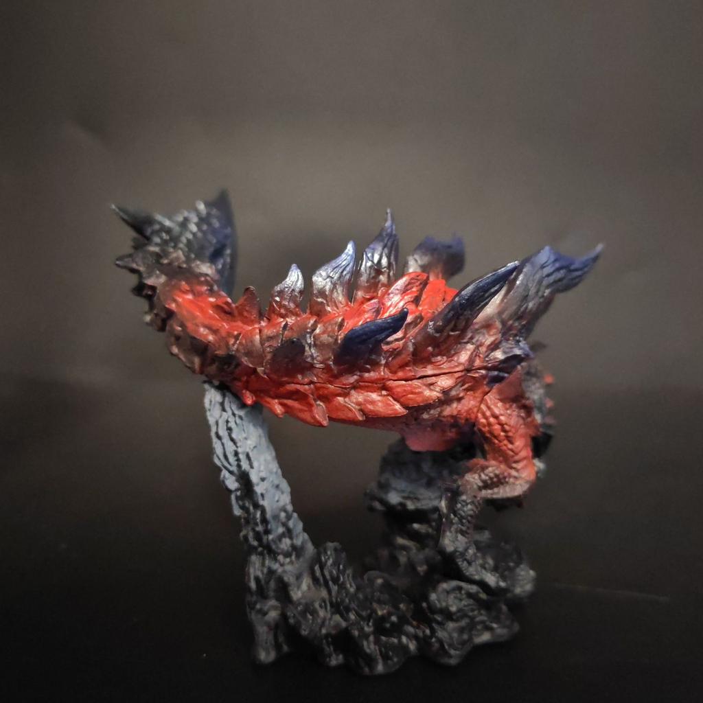 Scaled Fire Dragon Beast Figure, Cool Dragon Model Desktop Collectible Ornament Home Decoration Toy