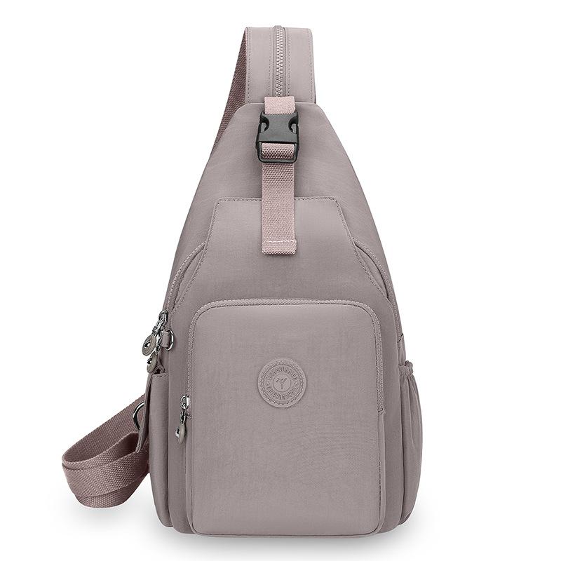 Женский рюкзак двойного назначения, нейлоновая сумка через плечо, большая вместимость, нагрудная сумка, дорожный рюкзак