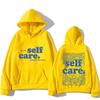 Womens Oversized Hooded Sweatshirt With Letter Print Soft Fleece Lined Winter Casual Top Teens