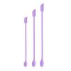 3pcs Double-head Cosmetic Digging Spoon Mini Face Mask Brush Jam Scraping Spoons  Makeup Brushes Set