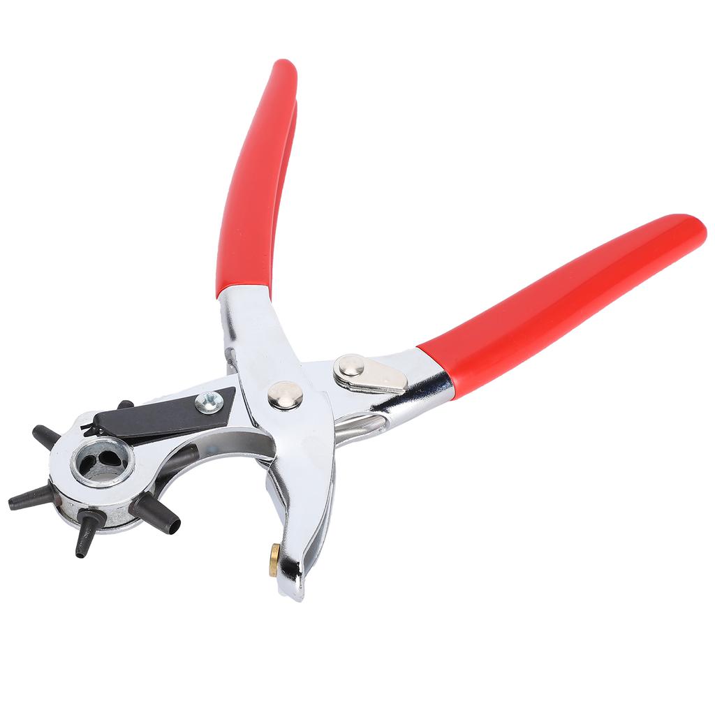 Belt Hole Punch Plier Multi Function Leather Punching Machine Watchband Hole Puncher Tool