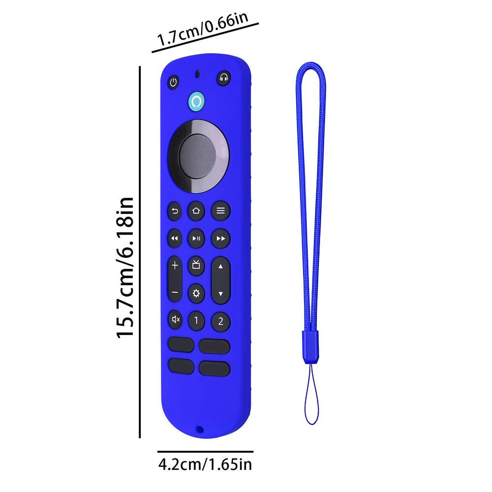 Силиконовый Чехол для Пульта ДУ Alexa Voice Remote Pro Аксессуары для Smart TV Ударопрочный Нескользящий Защитный Чехол Оболочка Пульта